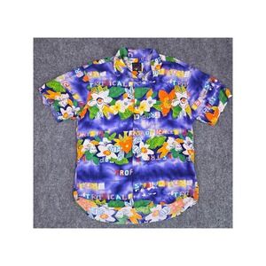 JAMS WORLD Tropicale  Shirt Mens Medium Street Rayon Floral Hawaiian Camp
